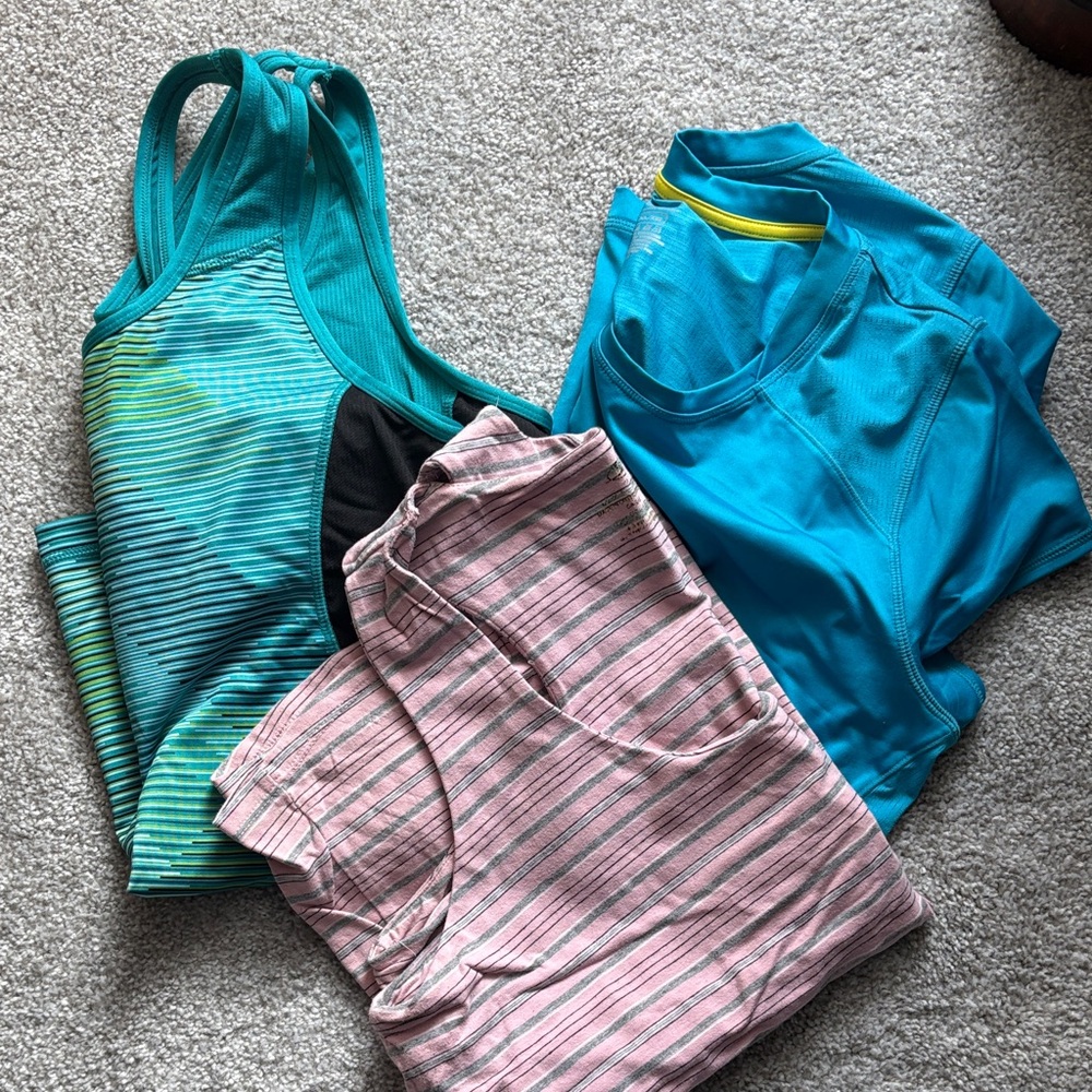 Bundle Striped Tank and Tees Set